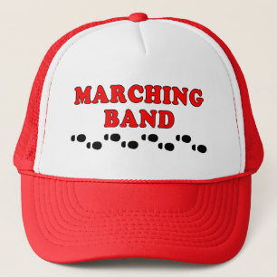 Marching Band Footprints Trucker Hat