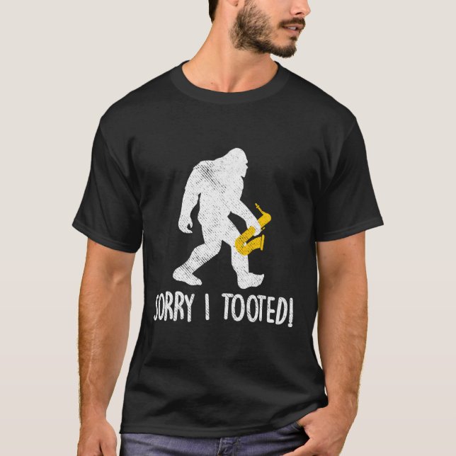 Marching Band Funny Saxophone T-Shirt (Front)