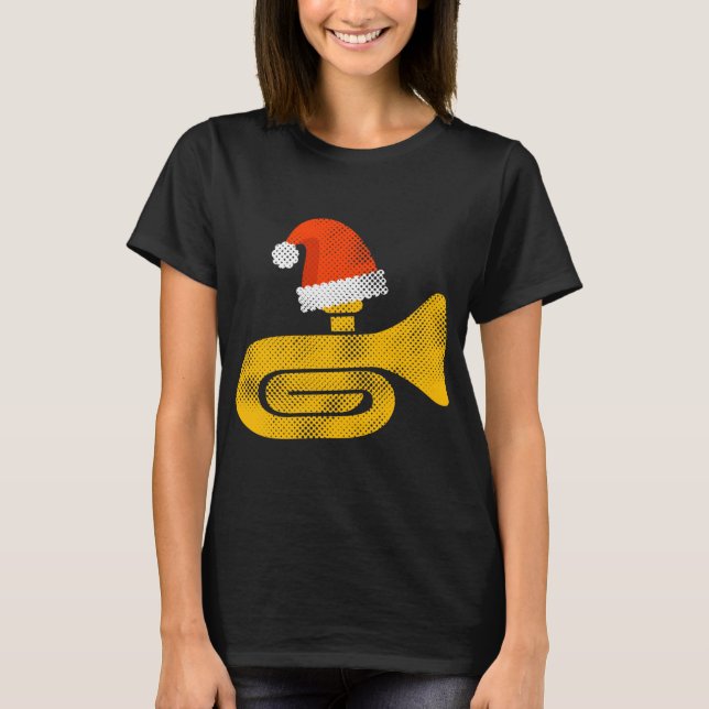 Marching Band Funny Tuba T-Shirt (Front)