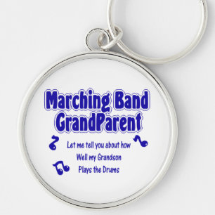 Marching Band Grandparent/ Drums Key Ring