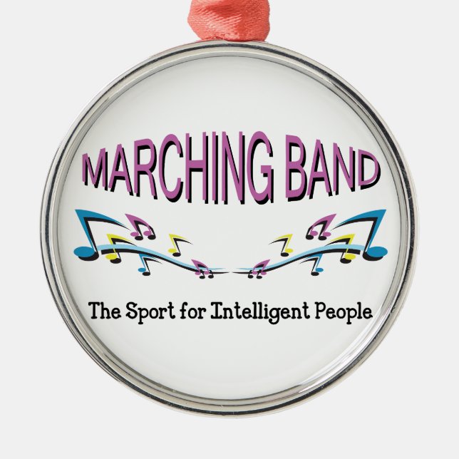 MARCHING BAND METAL TREE DECORATION (Front)