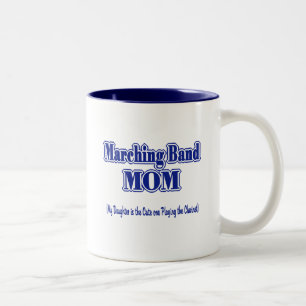 Marching Band Mum/ Clarinet Two-Tone Coffee Mug