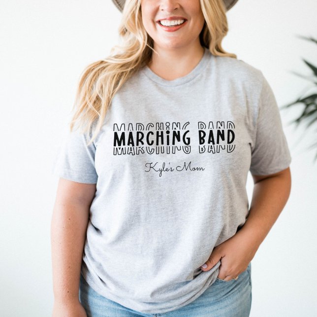 Marching Band Mum Customisable T-Shirt (Marching Band Mom Customizable T-Shirt
)