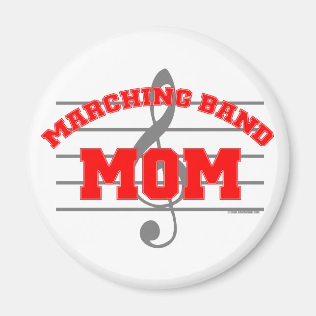 Marching Band Mum Magnet (Front)