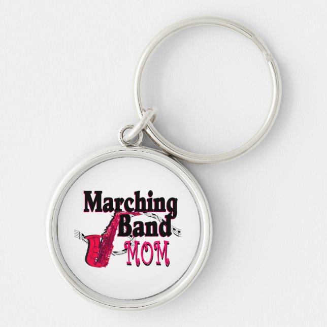 Marching Band Mum/ Saxophone Key Ring (Front)