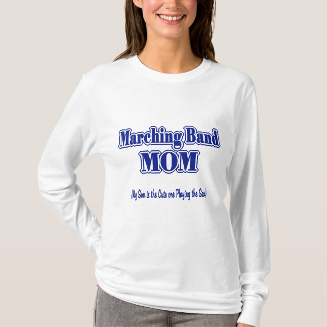 Marching Band Mum/ Saxophone T-Shirt (Front)