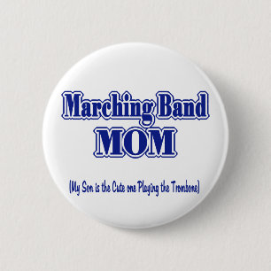 Marching Band Mum/ Trombone 6 Cm Round Badge