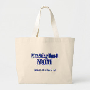 Marching Band Mum/ Tuba Large Tote Bag