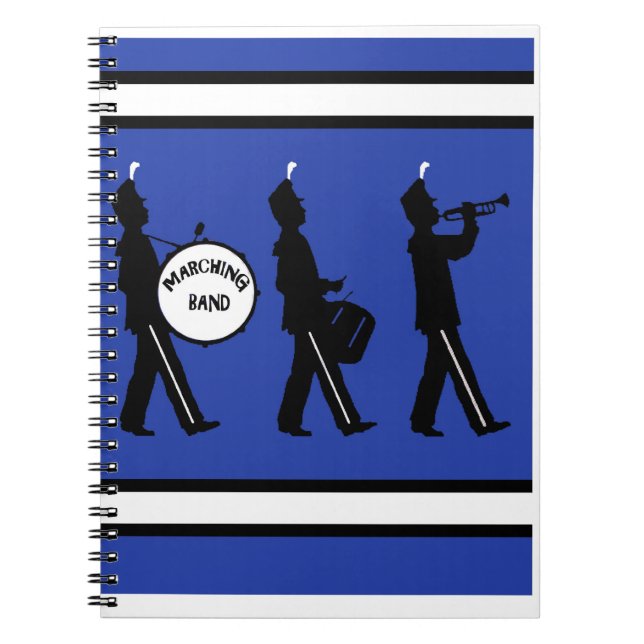 Marching Band notebook ,Copyright Karen J Williams (Front)