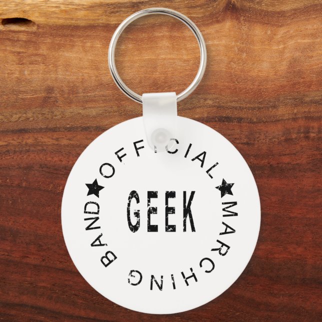 Marching Band Official Geek Key Ring (Front)