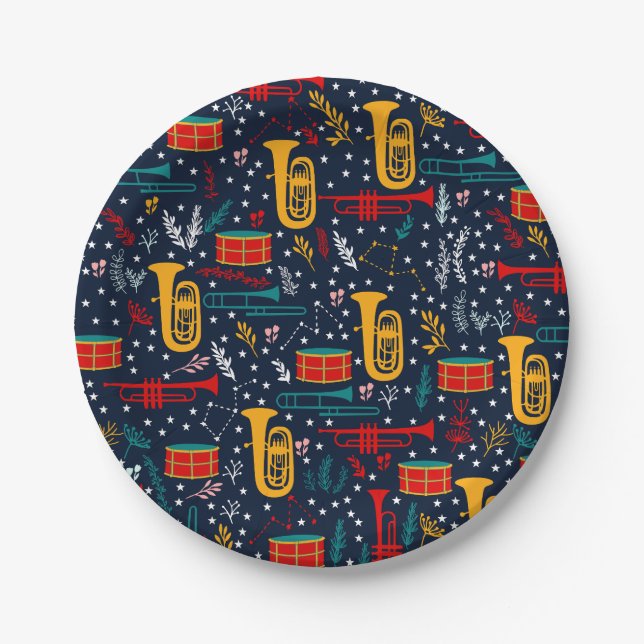 Marching Band Paper Plates (Front)
