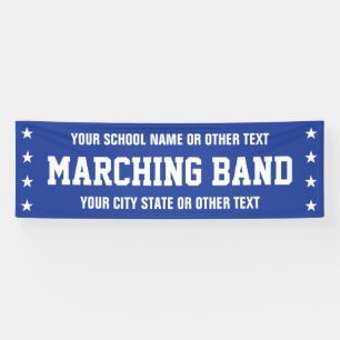 Marching Band Parade - any colour/words Banner