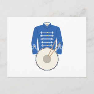 Marching Band Postcard