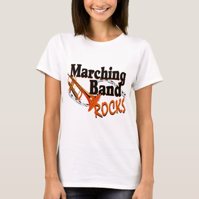 Marching Band Rocks T-Shirt (Front)