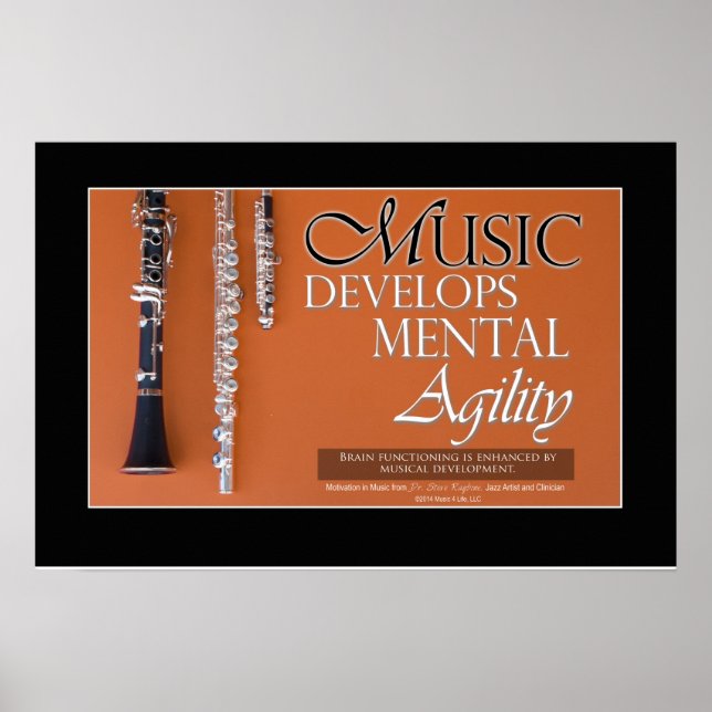 Marching Band Saying & Quotes - Wind Instruments Poster (Front)
