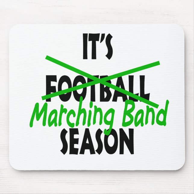 Marching Band Season Mouse Mat (Front)