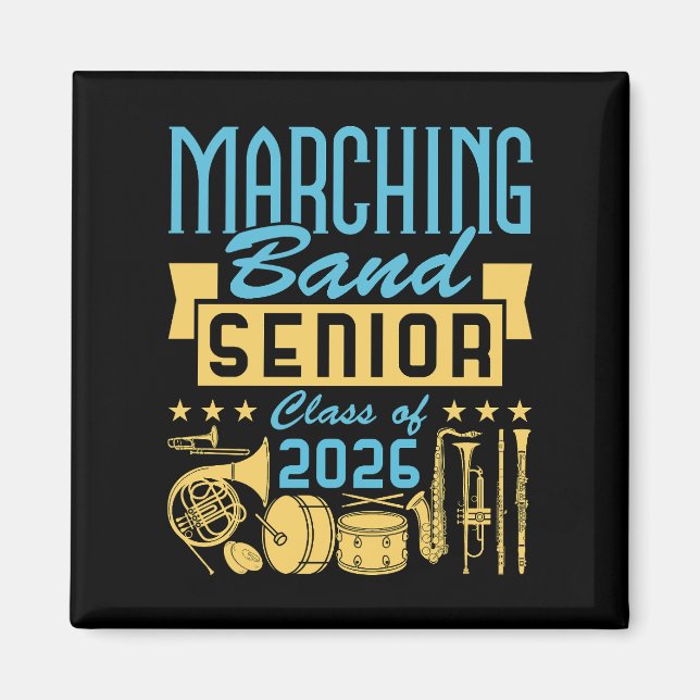 Marching Band Senior Class of 2026 Magnet (Front)