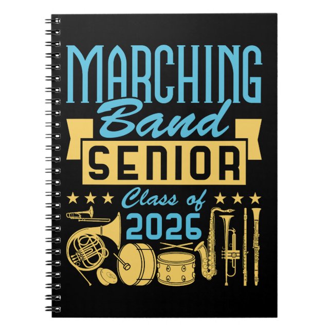 Marching Band Senior Class of 2026 Notebook (Front)