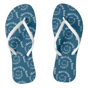 Marching Band Spiral Flip Flops