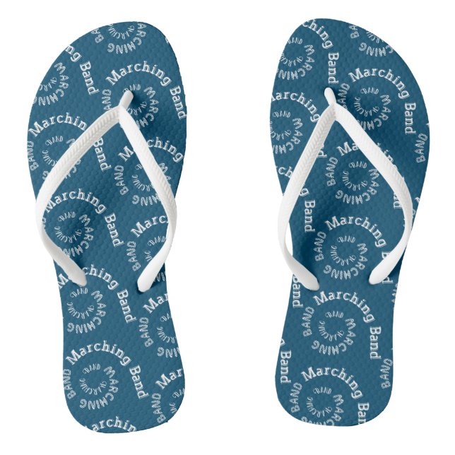 Marching Band Spiral Flip Flops (Footbed)