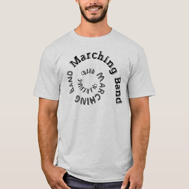 Marching Band Spiral T-Shirt (Front)