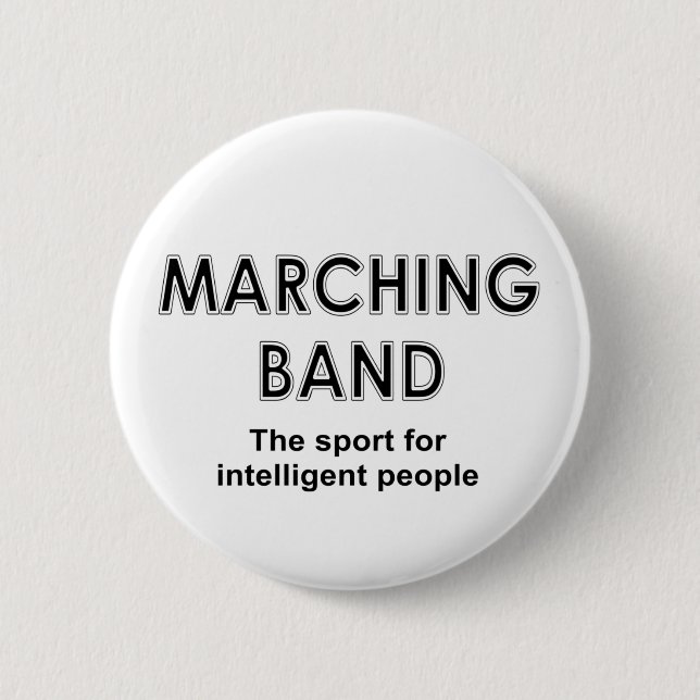 Marching Band Sport 6 Cm Round Badge (Front)