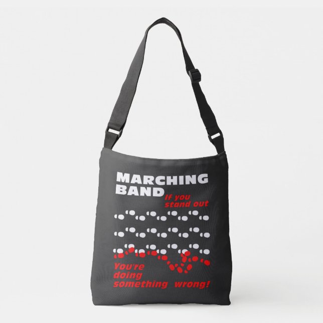 Marching Band Stand Out Crossbody Bag (Front)
