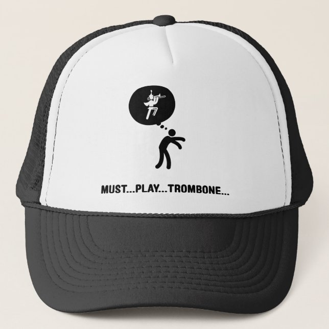 Marching Band - Trombone Player Trucker Hat (Front)