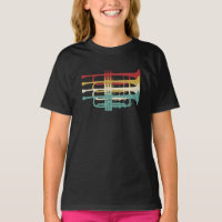 Marching Band Trumpet Player Retro Design 