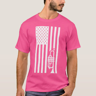 Marching Band Trumpet Tee Shirt For Men Women Amer
