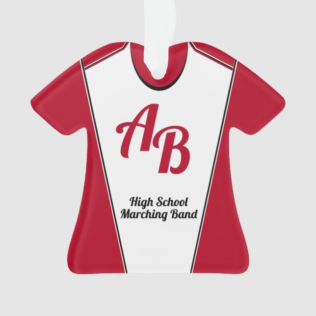Marching Band Uniform with Editable Colour Ornament (Front)