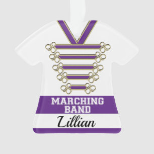 Marching Band Uniform with Photo Ornament