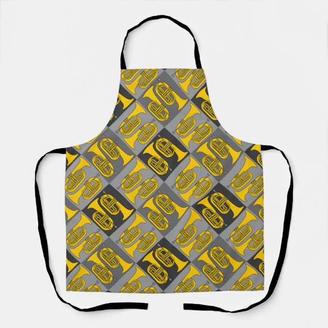 Marching Baritone Crosshatch Apron (Front)