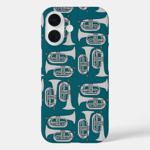 Marching Baritone Crosshatch  iPhone 16 Case