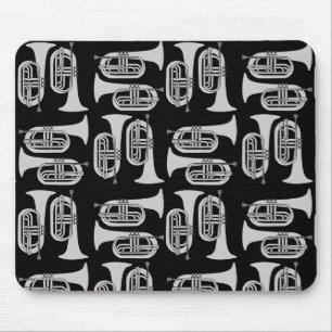 Marching Baritone Crosshatch Mouse Mat
