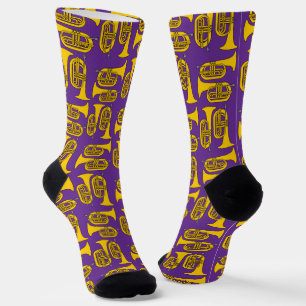 Marching Baritone Crosshatch Socks