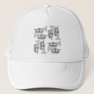 Marching Baritone Crosshatch Trucker Hat