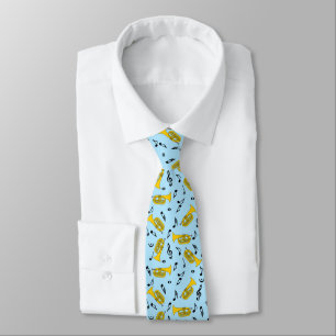 Marching Baritone Music Notes Tie