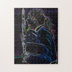 Marching Clarinetist Jigsaw Puzzle