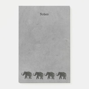 Marching Elephants family Post-it Notes