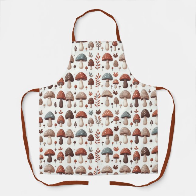Marching Mushrooms Apron (Front)