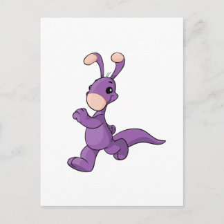 Marching purple Blumaroo Postcard