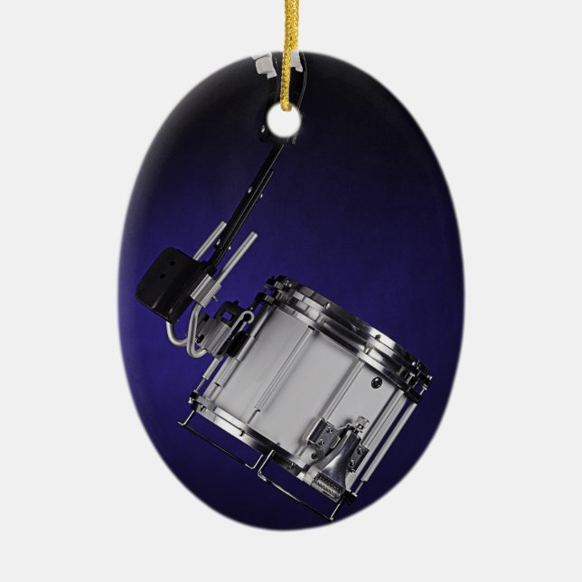 Marching Snare Drum Ornament (Front)