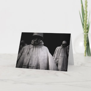 marching soldiers : happy veteran's day card