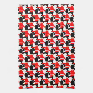 Marching soldiers tea towel