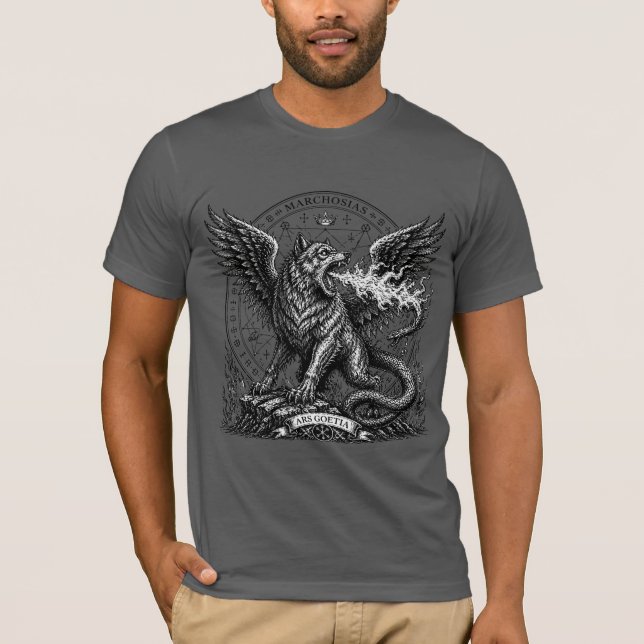 Marchosias Serpent Tail, Soaring Fury T-Shirt (Front)