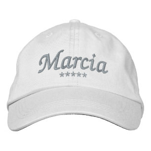 Marcia Name Embroidered Hat