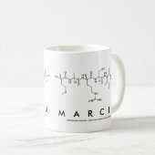 Marcia peptide name mug (Front Right)