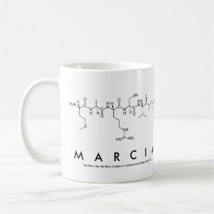 Marcia peptide name mug