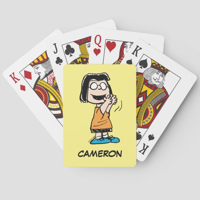 Marcie Clapping Playing Cards (Back)